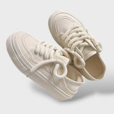 Zapatillas Ortopédicas Lona Suela Plataforma Cordón
