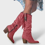 Botas Cowboy Ortopédicas con Flecos