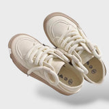 Zapatillas Ortopédicas Lona Suela Plataforma Cordón