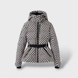 Chaqueta Acolchada con Cinturón Impermeable
