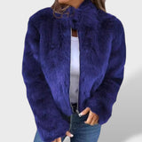 Chaqueta Corta de Pelo Sintético