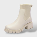 Botines Chelsea con Tacón Grueso