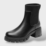 Botines Chelsea con Tacón Grueso