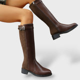Botas Altas con Hebilla Retro