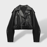 Chaqueta Biker Oversize de Polipiel