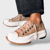 Zapatillas de Plataforma con Suela Dentada