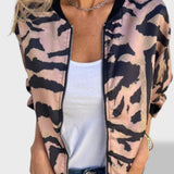 Chaqueta Ligera con Estampado de Cebra