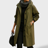 Gabardina Impermeable con Capucha
