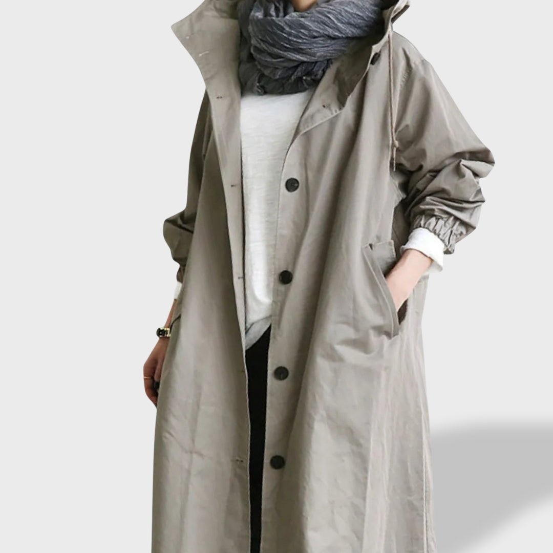 Gabardina Impermeable con Capucha