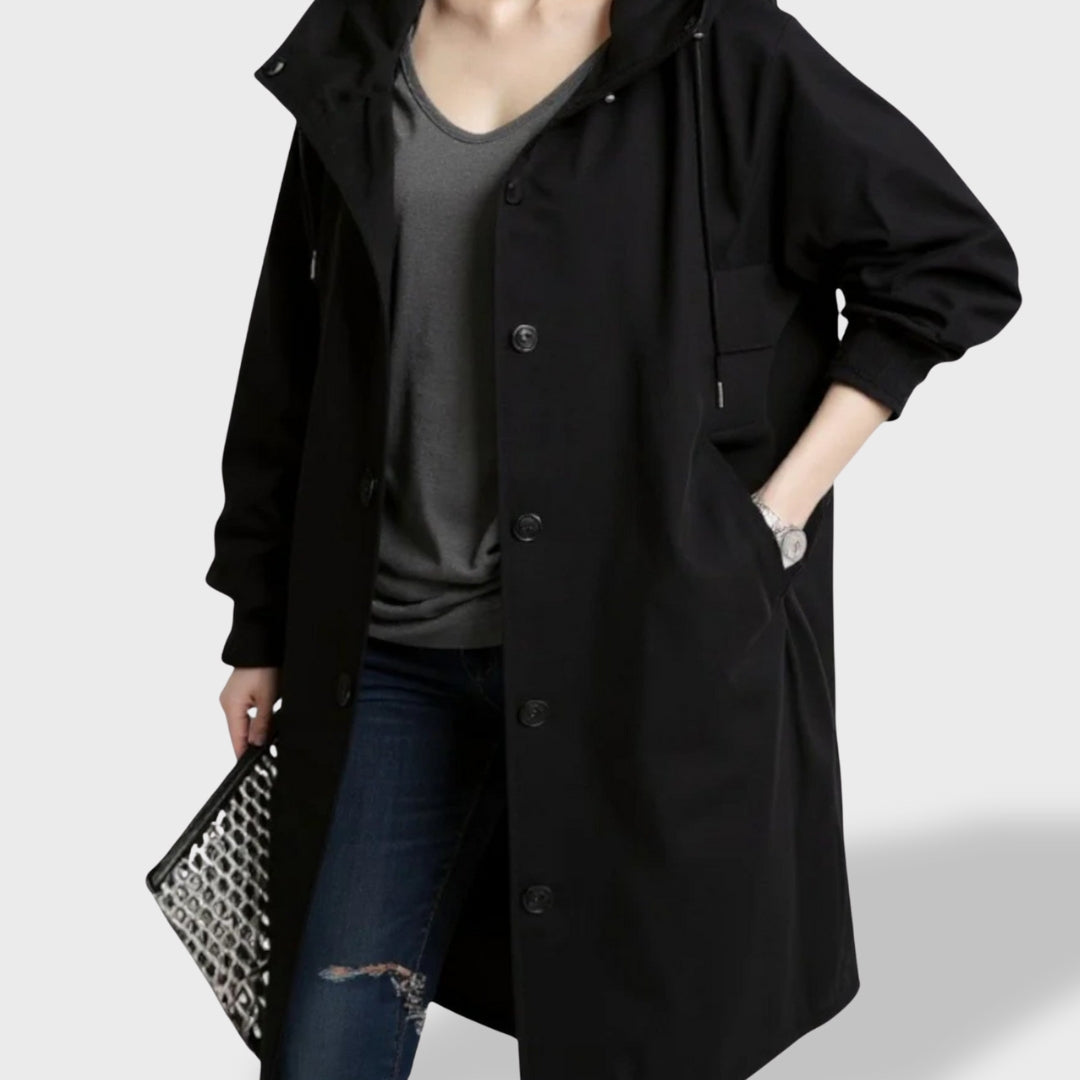 Gabardina Impermeable con Capucha