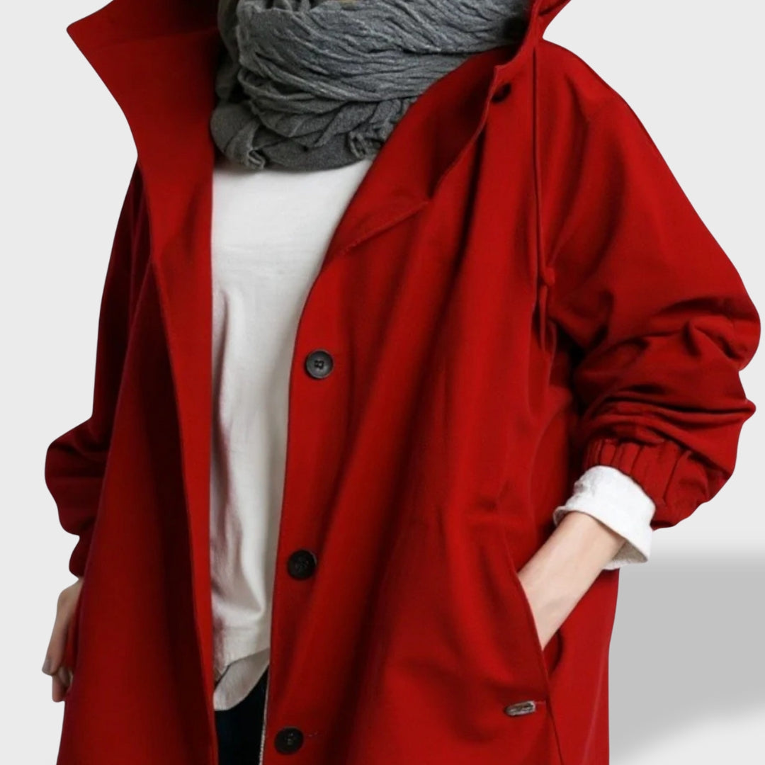 Gabardina Impermeable con Capucha