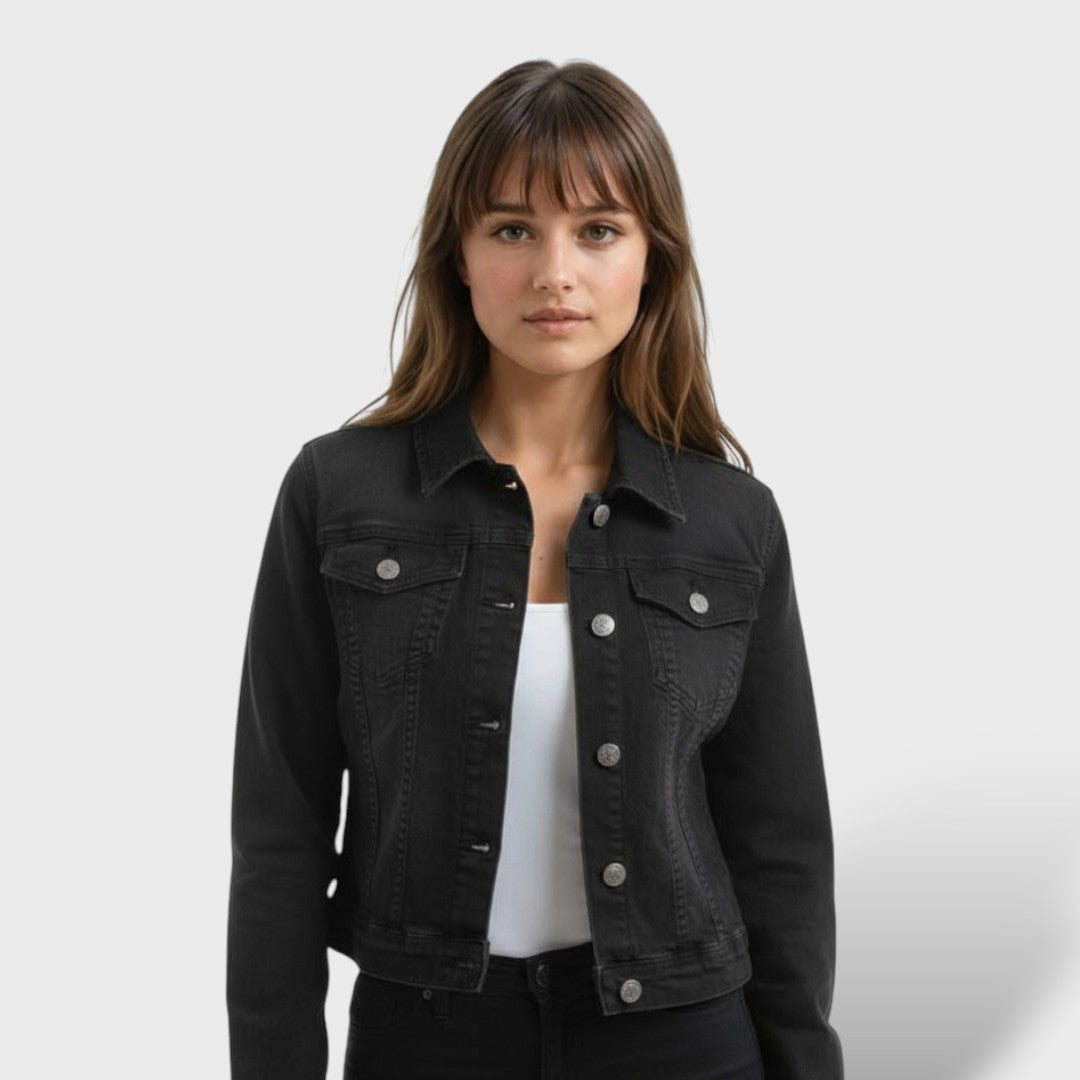Chaqueta Vaquera de Corte Entallado
