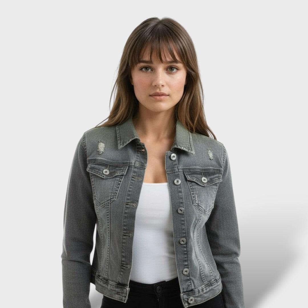 Chaqueta Vaquera de Corte Entallado