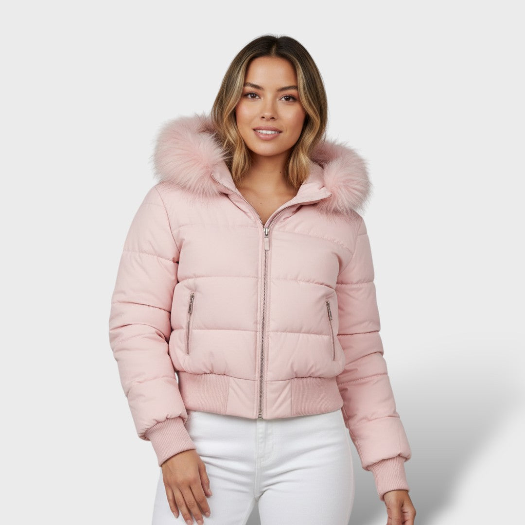 Chaqueta Acolchada con Capucha Desmontable