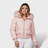 Chaqueta Acolchada con Capucha Desmontable