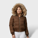 Chaqueta Acolchada con Capucha Desmontable