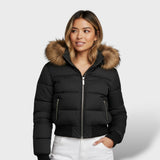 Chaqueta Acolchada con Capucha Desmontable