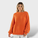 Jersey de Cachemir con Borde Enrollado