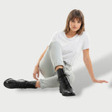 Botas Ortopédicas de Cuero con Cordones
