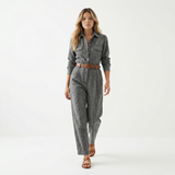 Mono Tweed de Cuadros con Cinturón