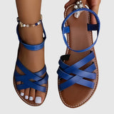 Sandalias Planas de Tiras Cruzadas