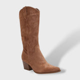 Botas Cowboy de Ante Ortopédicas
