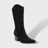 Botas Cowboy de Ante Ortopédicas