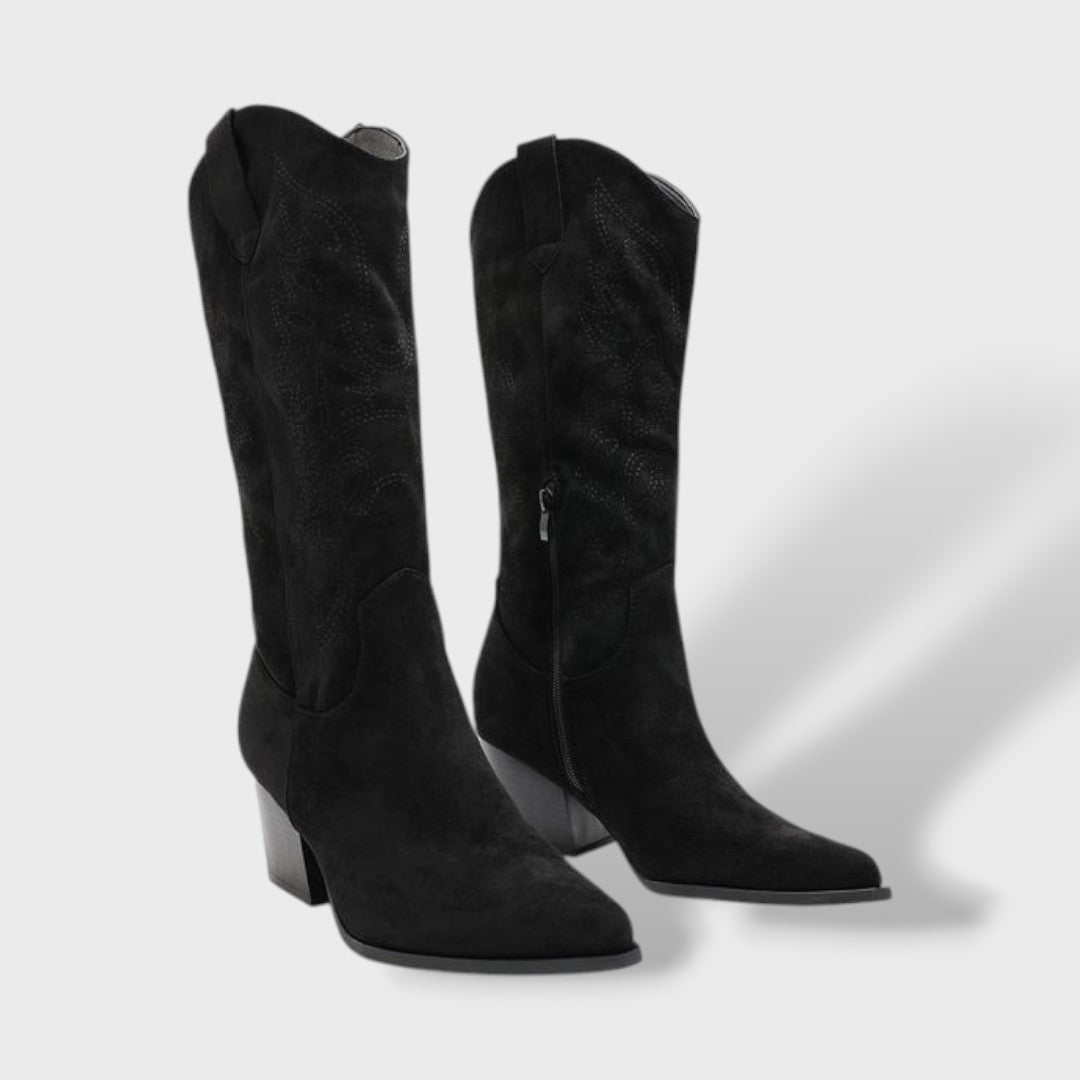 Botas Cowboy de Ante Ortopédicas