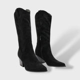 Botas Cowboy de Ante Ortopédicas