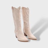 Botas Cowboy de Ante Ortopédicas