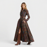 Vestido Camisero de Cuadros con Bolsillos