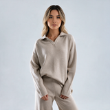 Conjunto de Pantalón Ancho y Jersey
