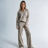 Conjunto de Pantalón Ancho y Jersey