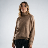 Jersey de Cachemir Cuello Alto