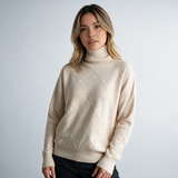 Jersey de Cachemir Cuello Alto