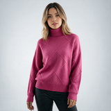 Jersey de Cachemir Cuello Alto