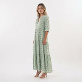Vestido Largo Boho de Corte Fluido