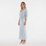 Vestido Midi con Jersey a Juego