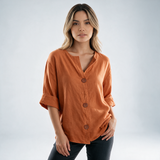 Blusa de Algodón y Lino