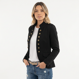 Blazer de Cuello Alto Entretiempo