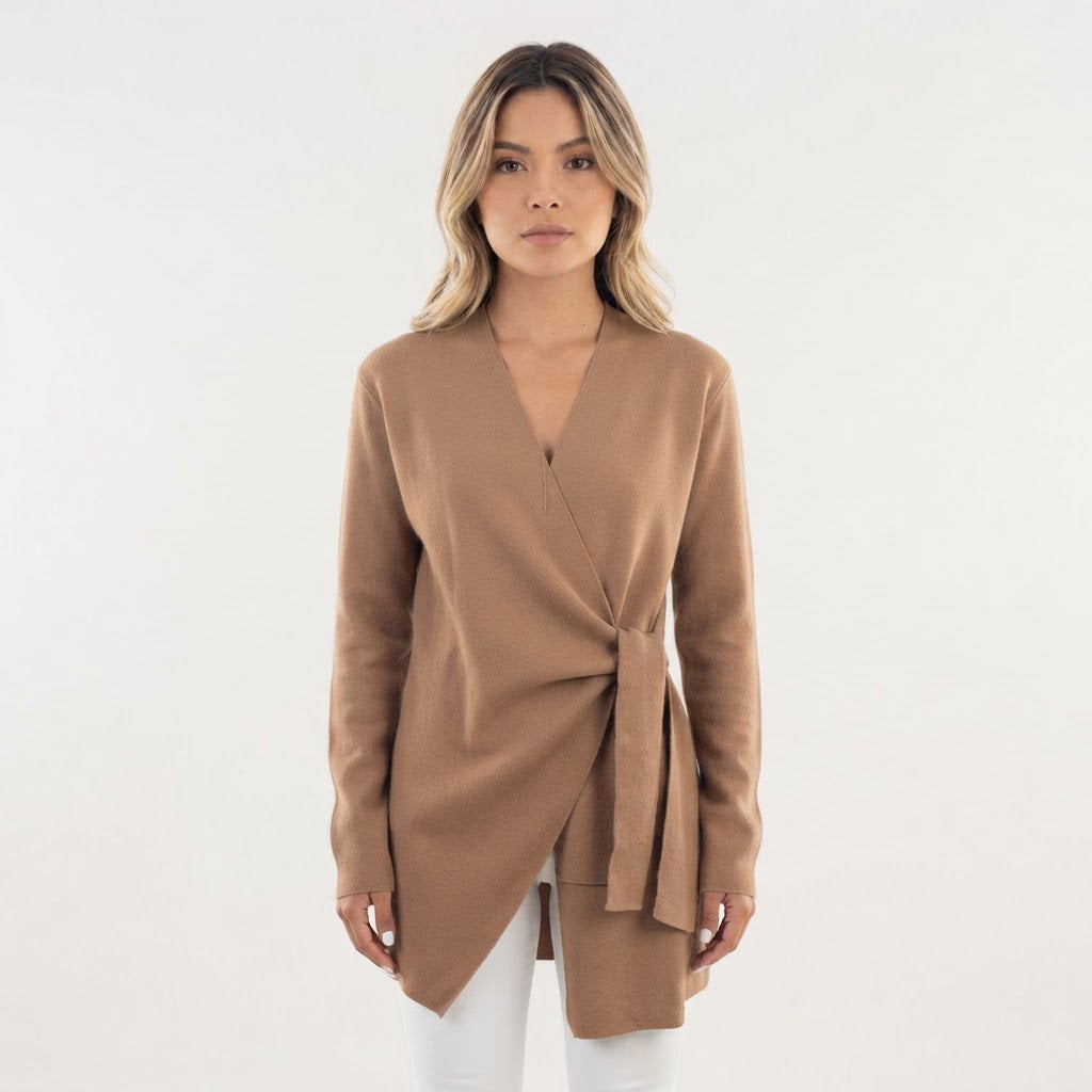 Blazer Cruzado con Lazada en Cintura