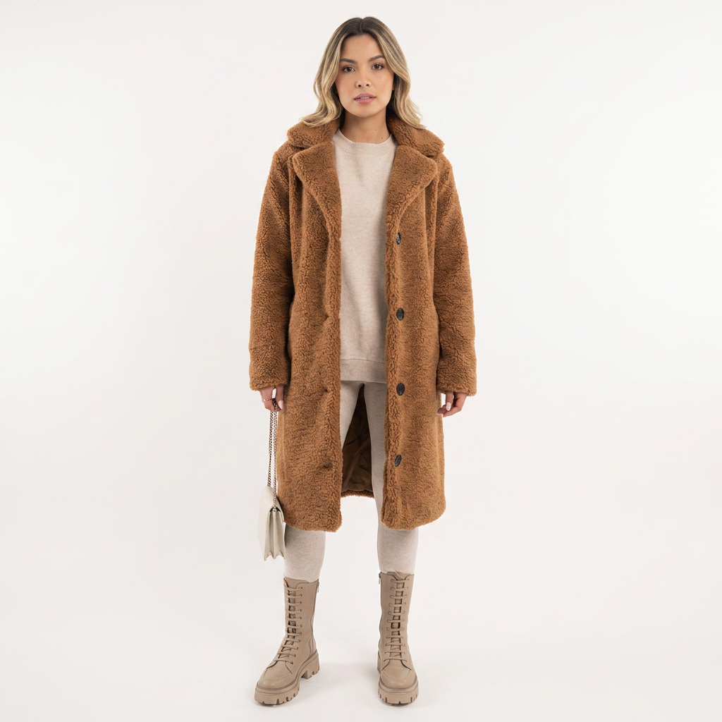 Abrigo Largo Cálido para Invierno