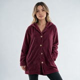 Chaqueta de Punto con Capucha