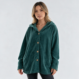 Chaqueta de Punto con Capucha