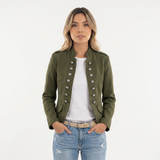 Blazer de Cuello Alto Entretiempo