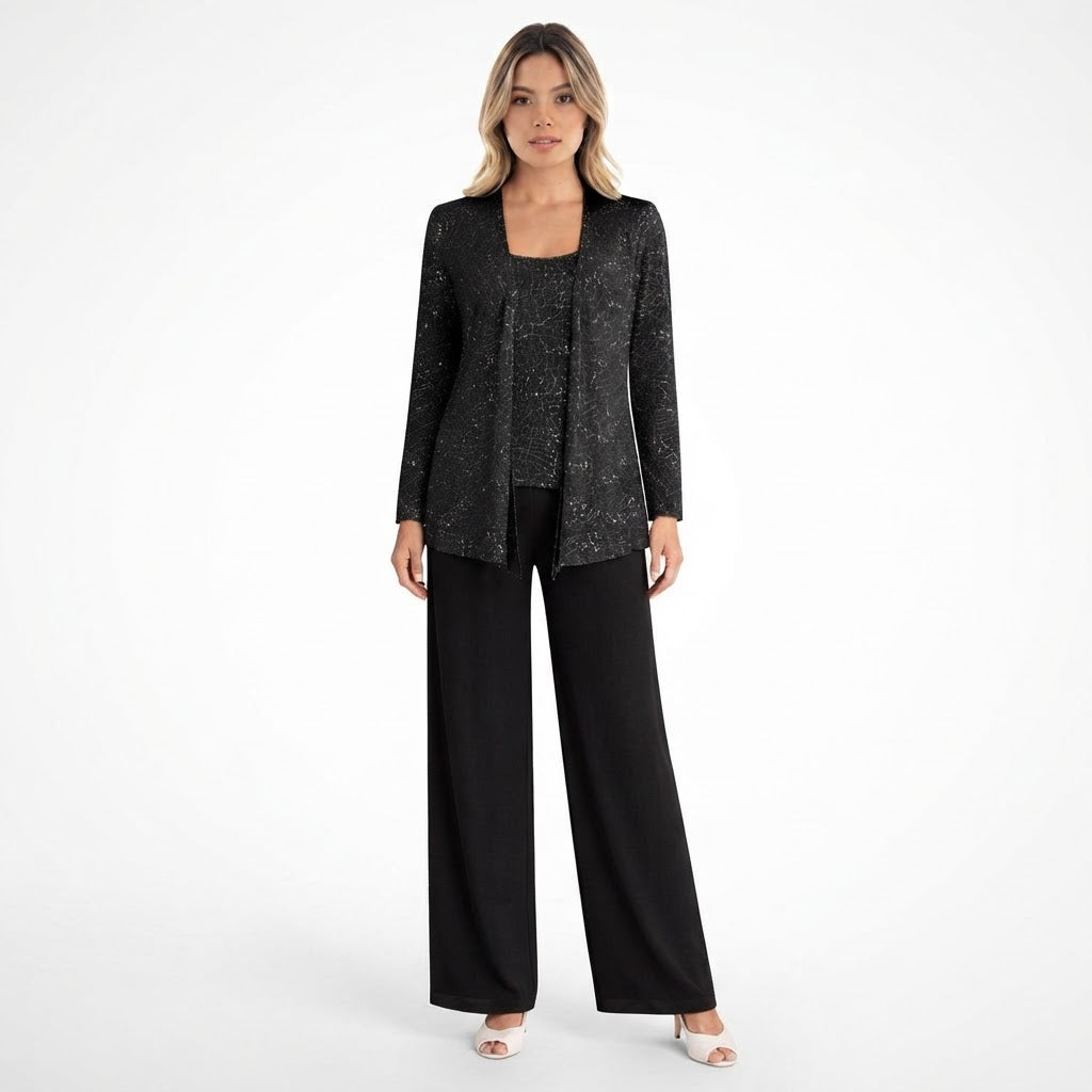 Conjunto Tres Piezas con Lentejuelas