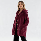 Chaqueta de Punto con Capucha