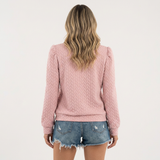 Sudadera con Mangas Abullonadas