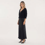 Vestido Midi con Jersey a Juego