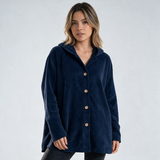 Chaqueta de Punto con Capucha